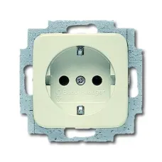 Розетка Zena без рамки без заземл. черн. ABB 609-013000-215