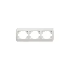 Рамка 3-м Zirve горизонт. крем./крем. ABB 501-000303-227