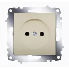 Розетка 1-м СП Zena 16А IP20 без заземл. без рамки титаниум ABB 609-011400-215