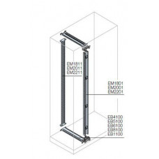 Стойка передняя для каб.секции H=2200мм EM2201 ABB