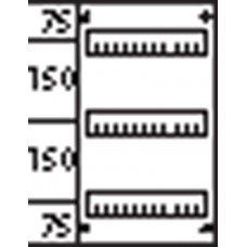 Пластрон глухой 1ряд/3 рейки 150мм ABB AG213