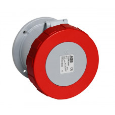 Розетка панельная 3125RU6W LP 125А 3P+E 6ч с прямым унифицир. фланцем IP67 ABB 2CMA192730R1000