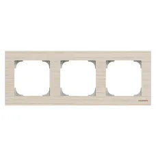 Рамка 3-м Sky цвет дерево белый ясень ABB 2CLA857300A2001