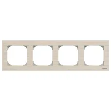 Рамка 4-м Sky цвет дерево белый ясень ABB 2CLA857400A2001