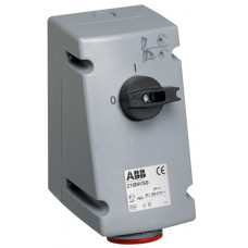 Розетка 316MVS6WH 16А 3P+E 3ч IP67 ABB 2CMA167829R1000