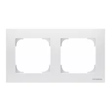 Рамка 2-постовая, серия SKY, цвет альпийский белый 2CLA857200A1101 ABB