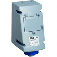 Розетка 216RPM6W 16А 2P+E 6ч с ВА IP67 ABB 2CMA168197R1000