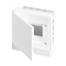 Бокс в нишу Basic E 6М бел. непрозр. дверь (с клемм) ABB 1SZR004002A1102