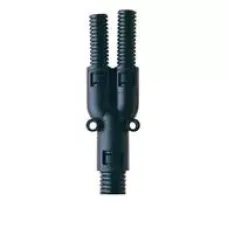 Фитинг AL 3-сторонний пласт. d13-2хd10 черн. (уп.10шт) ABB 7TCA296000R0285