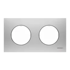 Рамка 2-м Sky Moon цвет нерж. сталь ABB 2CLA867200A4001