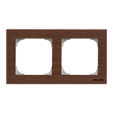 Рамка 2-м Sky цвет дерево венге ABB 2CLA857200A2101