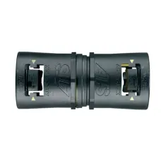 Фитинг AT прямой поворот. пласт. d21 черн./желт. (уп.10шт) ABB 7TCA296170R0225