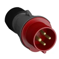 Вилка кабельная Easy&Safe 232EP3 32А 2P+E IP44 3ч ABB 2CMA101981R1000
