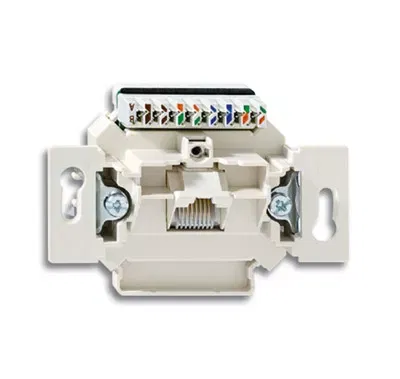 Механизм розетки комп. 1-м UAE CAT.6E ABB 0230-0-0399