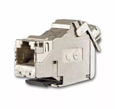 Модуль/разъем универс. 8п RJ45 кат.6а ISO экранированный до 500 МГц ABB 0230-0-0414