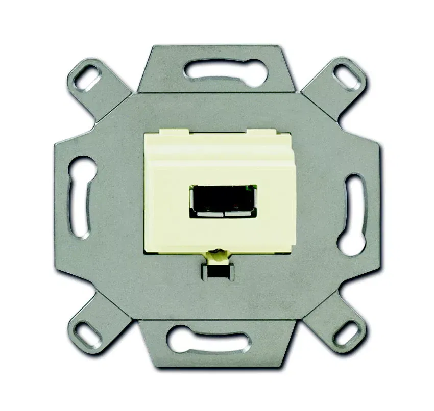 Механизм USB-розетки/разъема USB-type A USB2.0 5 полюсов сл. кость ABB 0230-0-0418