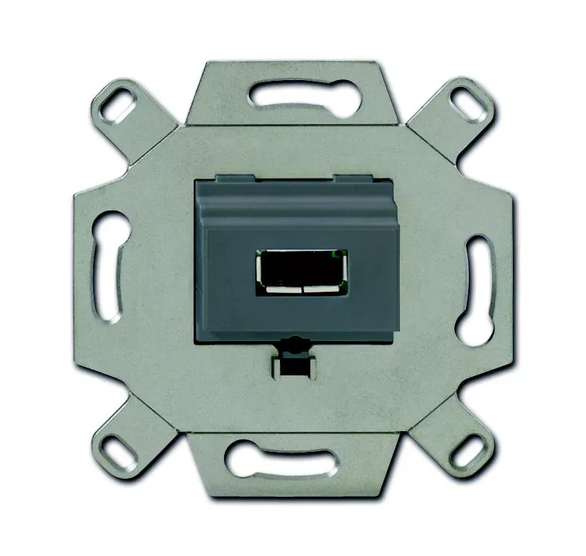 Механизм USB-розетки/разъема USB-type A USB2.0 5 полюсов сер. ABB 0230-0-0420