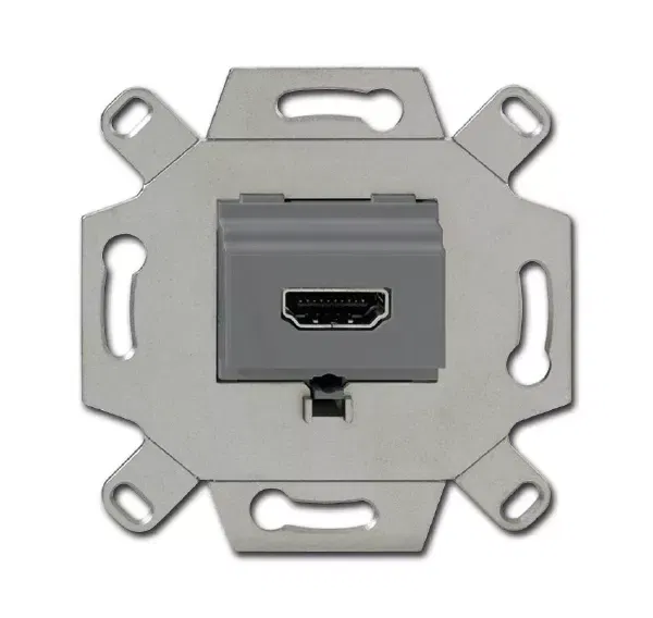 Механизм HDMI-розетки/разъема HDMI-type A Full HD 20 полюсов сер. ABB 0230-0-0432