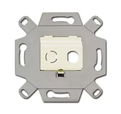 Адаптер/суппорт для ТВ-разъемов тип F BNC-F сл. кость ABB 0230-0-0436