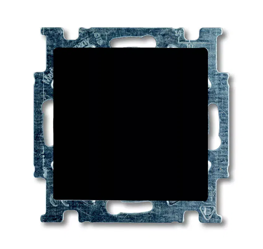 Механизм 1-кл. 1п выкл. с клавишей Basic 55 chateau-black ABB 1012-0-2174