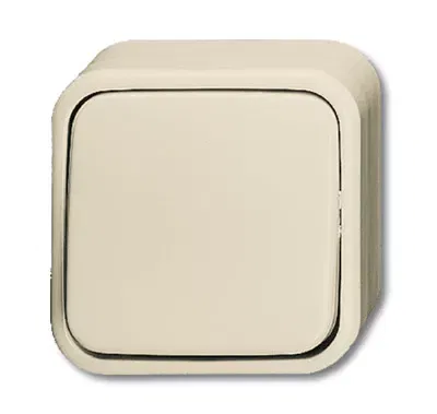 Переключатель 1-кл. проходной для открытого монтажа IP44 Busch-Duro 2000 AP сл. кость ABB 1042-0-0647