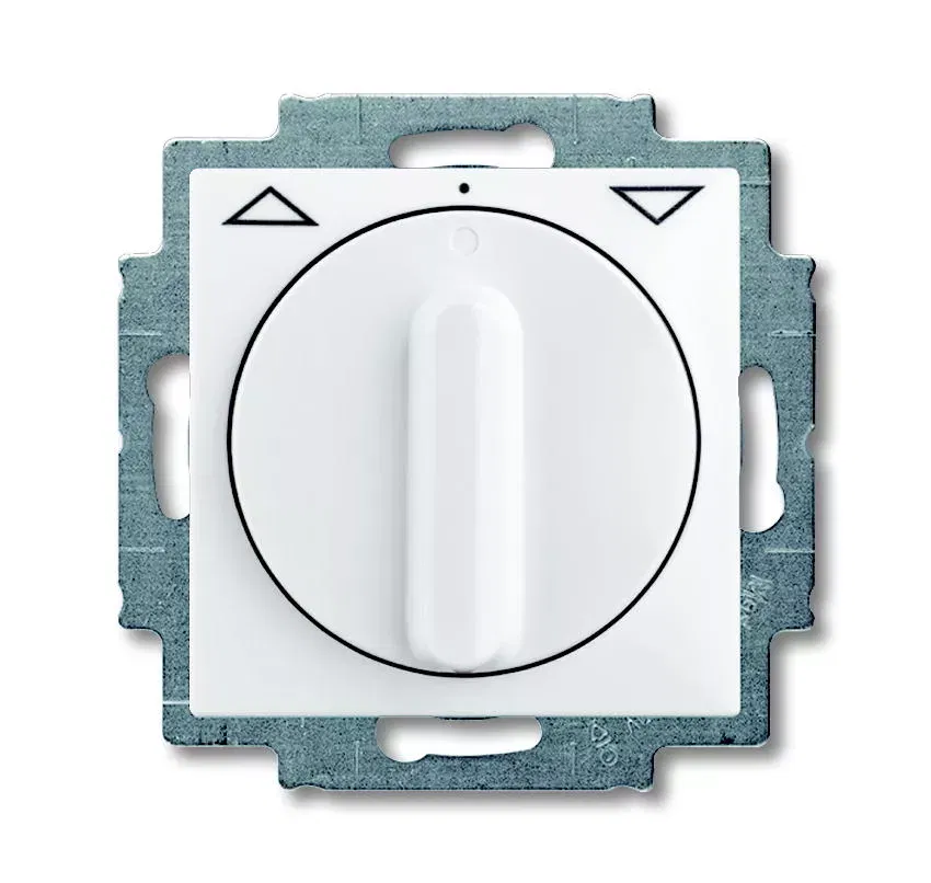 Выключатель жалюзи без фикс. с накладкой 1P+N+E слоновая ко сть ABB 1101-0-0923
