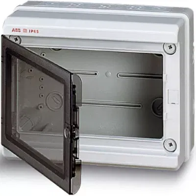 Бокс ОП EUROPA IP65 275х220х140 сер/дым ABB 12792