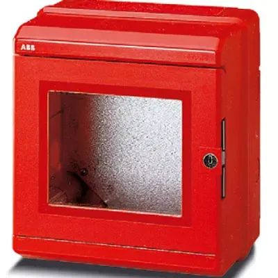 Бокс LIVORNO аварийный настен. 205х220х140мм с платой красн. IP65 ABB 13175