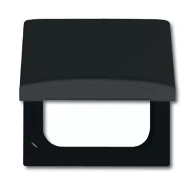 Плата промежуточная с крышкой для центральных плат серий Busch-Duro 2000 SI и Reflex SI IP44 Allwetter 44 антрацит ABB 1710-0-1936