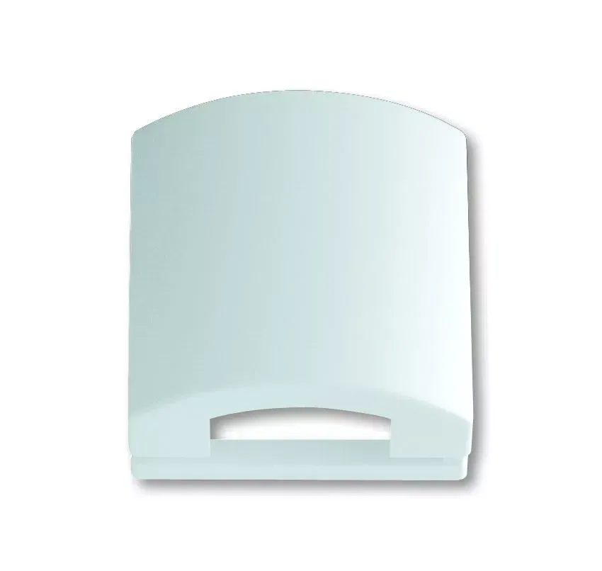 Накладка с кр. 50х50AMP solo/fut. альпийский бел. ABB 1710-0-3167