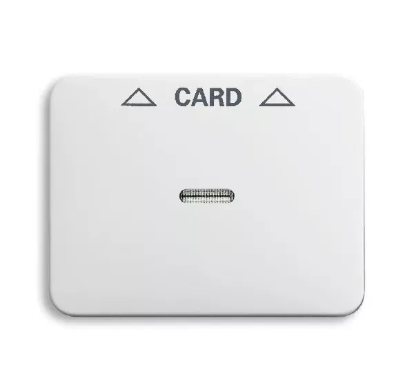 Накладка для карточ. выкл. 2025U Alpha бел. глянц. ABB 1710-0-3297