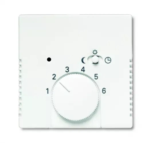 Накладка для терморегулятора 1095 U/UF-507 1096 U Basic 55 альпийский бел. ABB 1710-0-3867