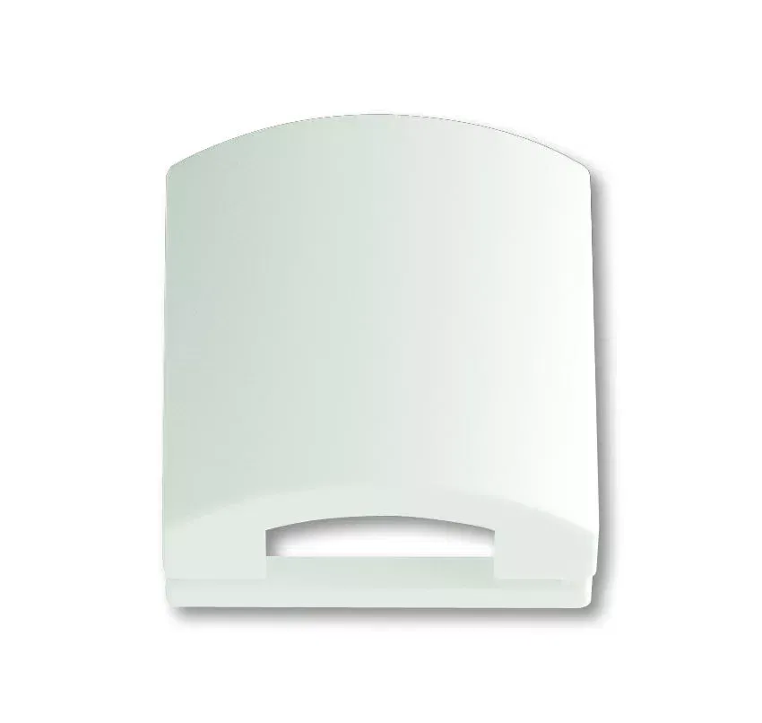 Накладка с кр. 50х50 AMP solo/fut. бел. бархат ABB 1710-0-3876