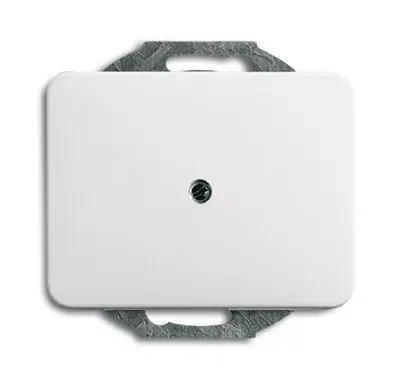 Заглушка с суппортом alpha nea бел. глянцевый ABB 1753-0-7412