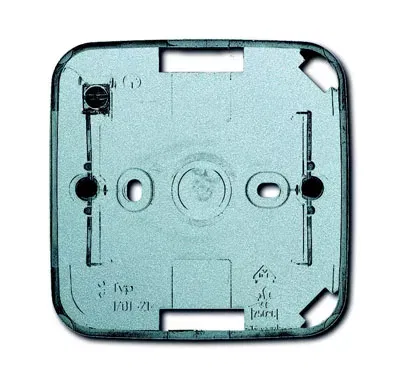 Коробка 1 пост для открытого монтажа future серебристо-алюм. ABB 1799-0-0905