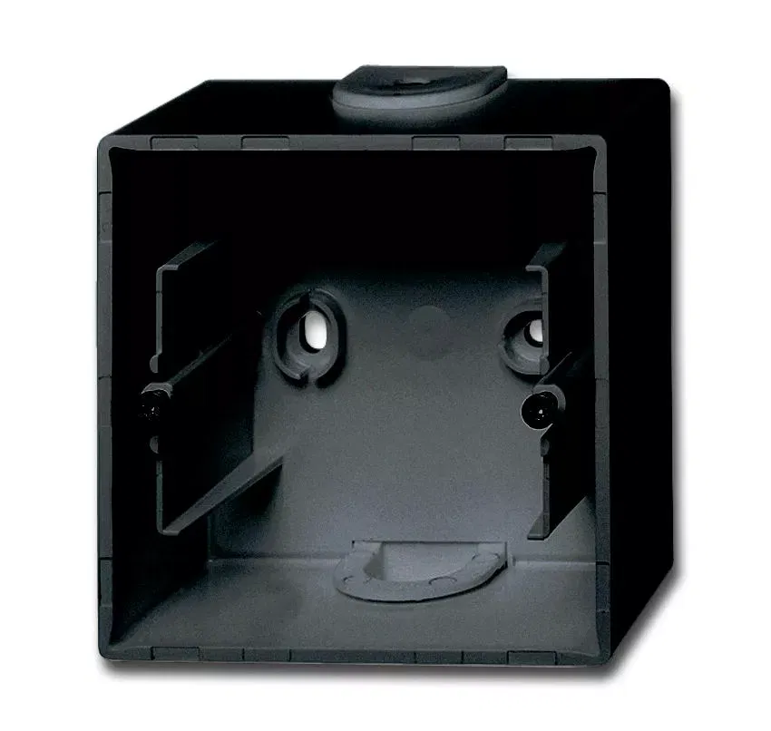 Коробка для открытого монтажа 1 пост Basic 55 chateau-black ABB 1799-0-0965