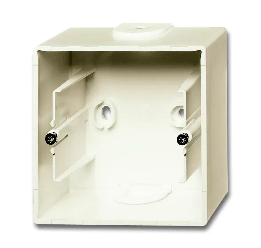 Коробка для открытого монтажа 1 пост Basic 55 chalet-white ABB 1799-0-0968