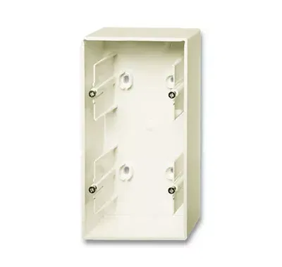 Коробка для открытого монтажа 2 поста Basic 55 сл. кость ABB 1799-0-0972