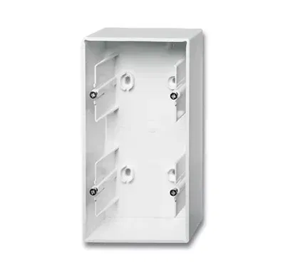 Коробка для открытого монтажа 2 поста Basic 55 альпийский бел. ABB 1799-0-0975