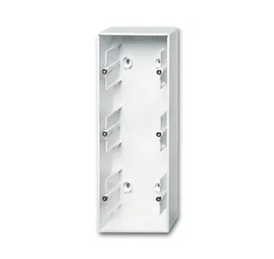 Коробка для открытого монтажа 3 поста Basic 55 альпийский бел. ABB 1799-0-0976