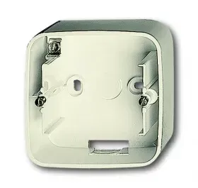 Коробка для открытого монтажа 1 пост Busch-Duro 2000 SI сл. кость ABB 1799-0-0977