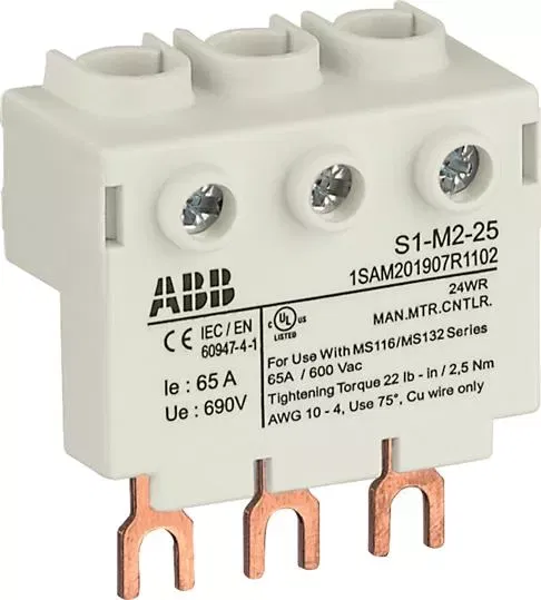 Колодка для кабеля до 25мм2 S1-M2 1SAM201907R1102 ABB