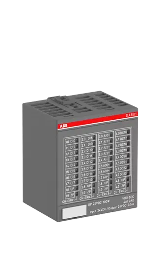 Модуль В/В 16DI/4AI/2AO/8DC DA501 ABB 1SAP250700R0001