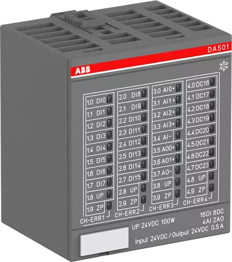 Модуль В/В 16DI/4AI/2AO/8DC DA501-XC ABB 1SAP450700R0001