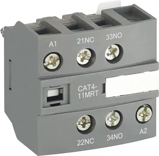 Блок контактный дополнительный CAT4-11MRT для контакторов AF..RT и NF..RT ABB 1SBN010154R1111