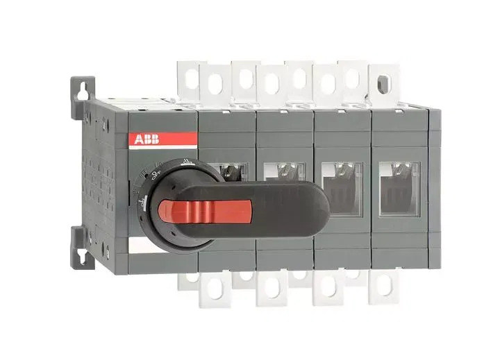 Рубильник реверсивный 4п с быстрым перекл. OT400E04CFP 400А ABB 1SCA108650R1001
