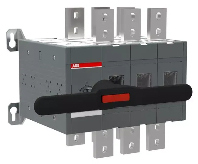 Рубильник реверсивный OT1250E03CLP с ручкой переключение без разрыва тока ABB 1SCA117222R1001