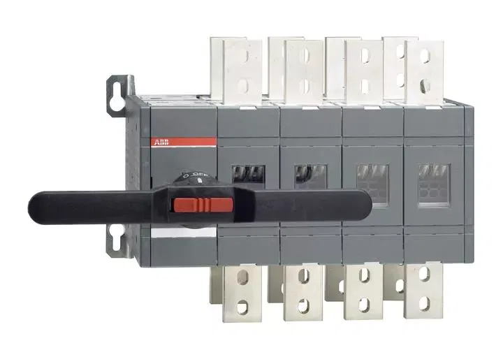 Рубильник реверсивный OT1600E04CLP с ручкой переключение без разрыва тока ABB 1SCA117226R1001