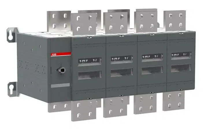 Рубильник реверсивный 4п OT3200E04C 3200А без ручки упр. и переходника ABB 1SCA129154R1001