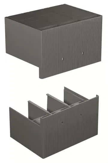Крышки изолирующие высокие 4P S6-T6 2шт 1SDA014041R1 ABB